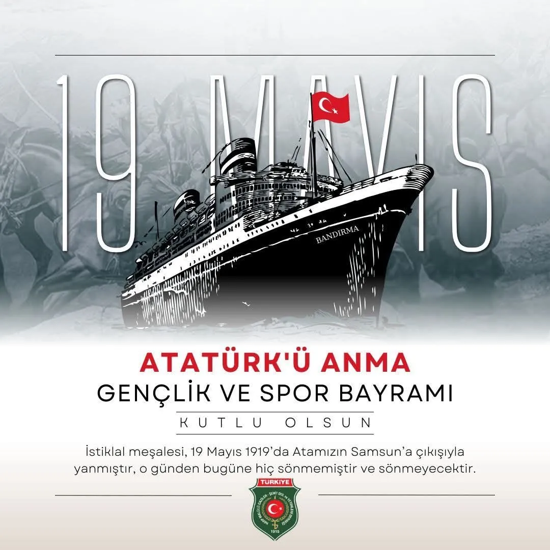  19 Mayıs Atatürk'ü Anma ve Gençlik Bayramı
